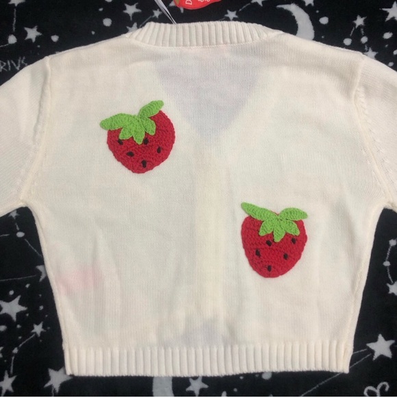 Dolls Kill Picked With Love Knit Cardi - Picture 4 of 7